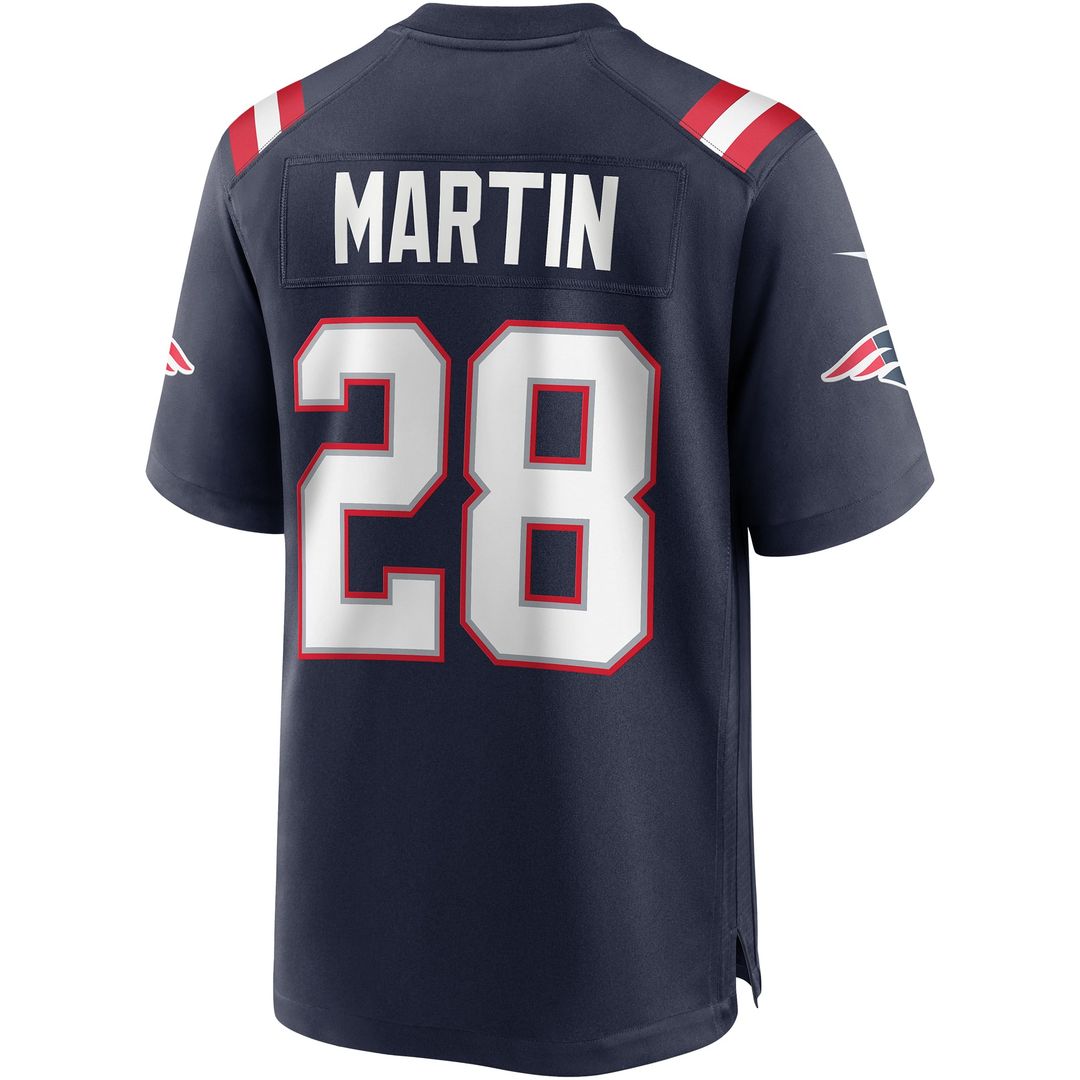 Curtis Martin New England Patriots Game Jersey - Navy