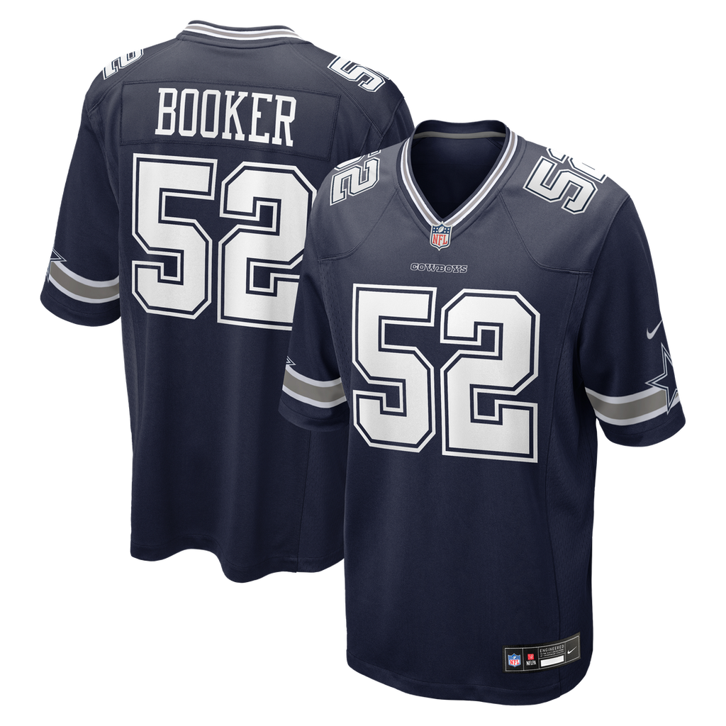 Tyler Booker Dallas Cowboys Game Jersey - Navy