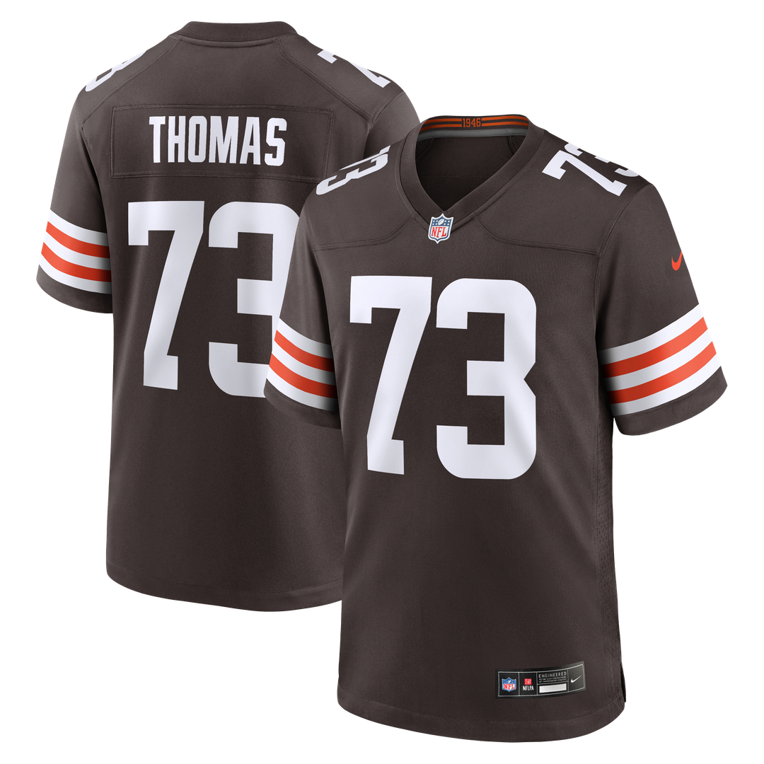 Joe Thomas Cleveland Browns Game Jersey - Brown