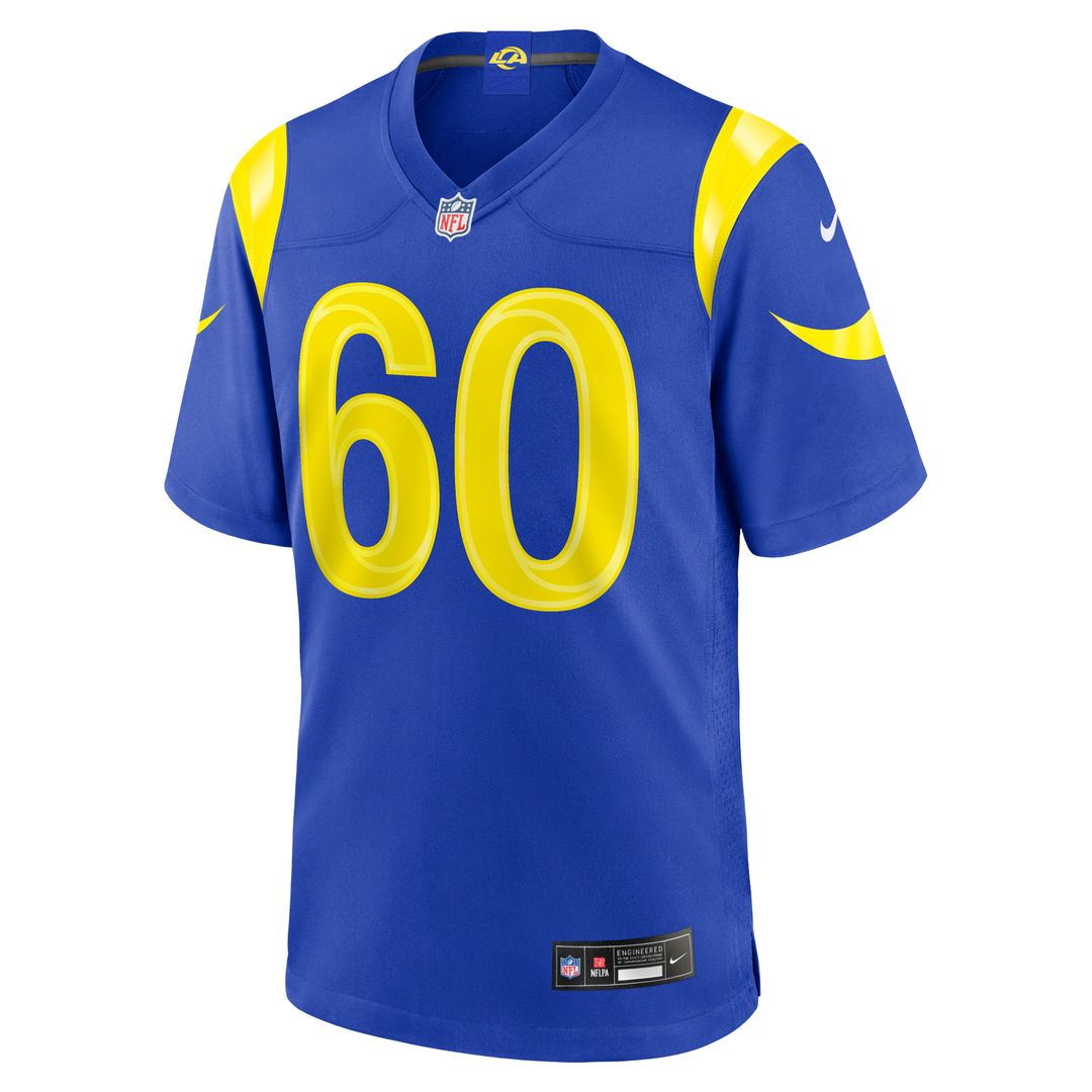 Wyatt Bowles Los Angeles Rams Game Jersey - Royal Blue