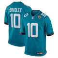 Carter Bradley Jacksonville Jaguars Game Jersey - Teal