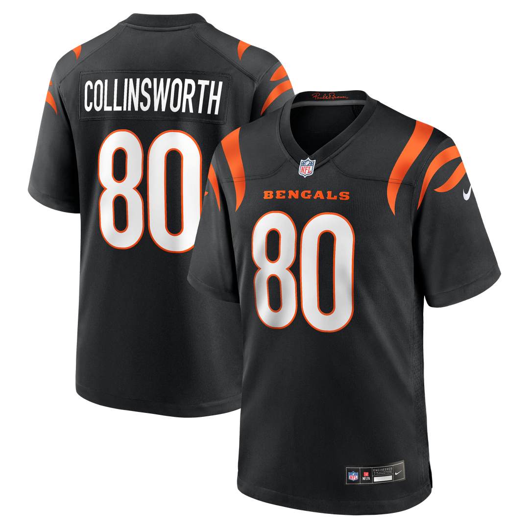 Cris Collinsworth Cincinnati Bengals Game Jersey - Black