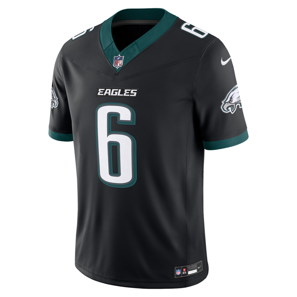 DeVonta Smith Philadelphia Eagles Vapor F.U.S.E. Stitched Limited Jersey - Midnight Green