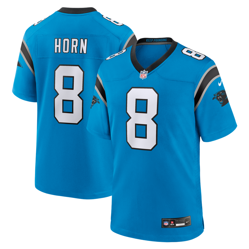 Jaycee Horn Carolina Panthers Alternate Game Jersey - Blue