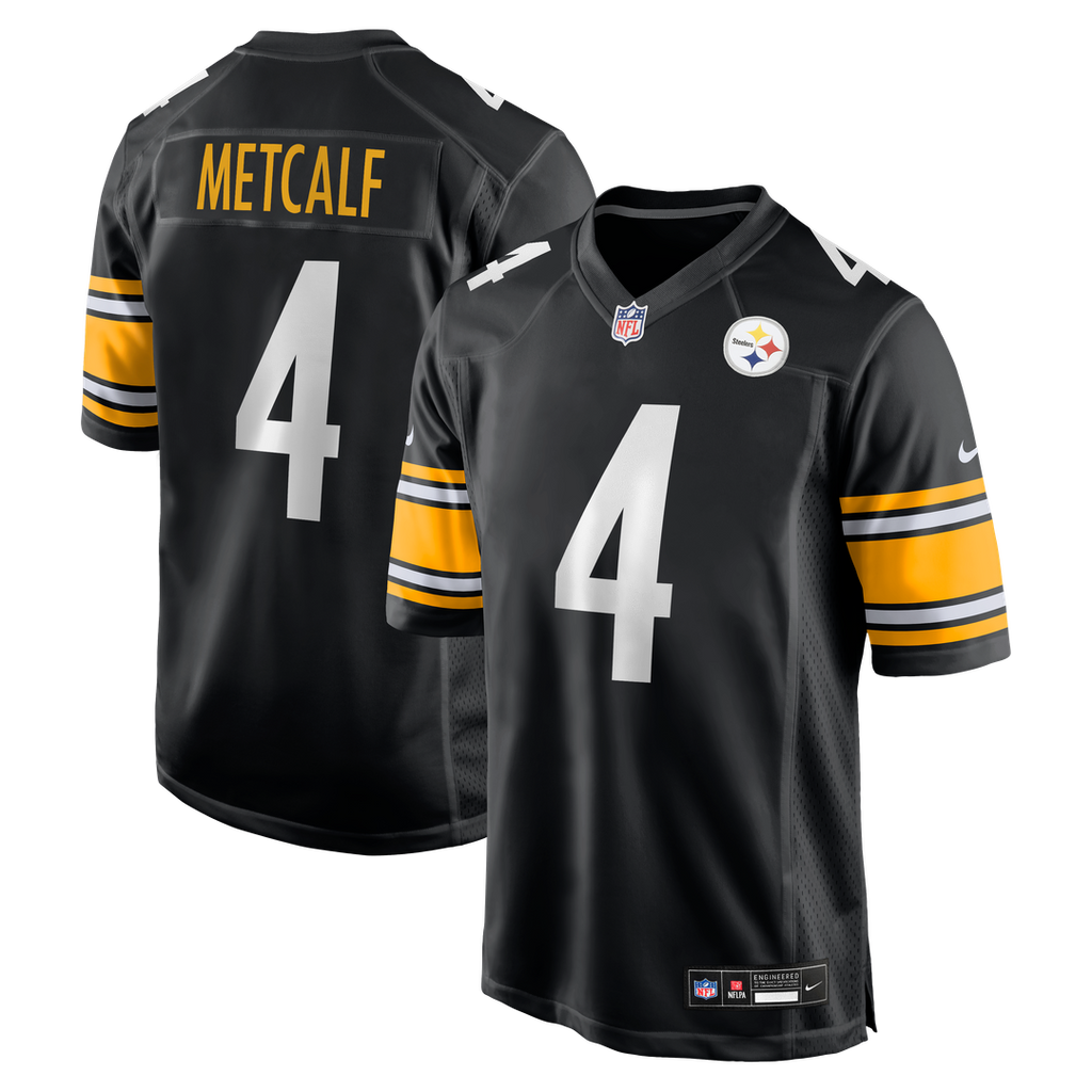DK Metcalf Pittsburgh Steelers Game Jersey - Black
