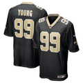 Chase Young New Orleans Saints Game Jersey - Black