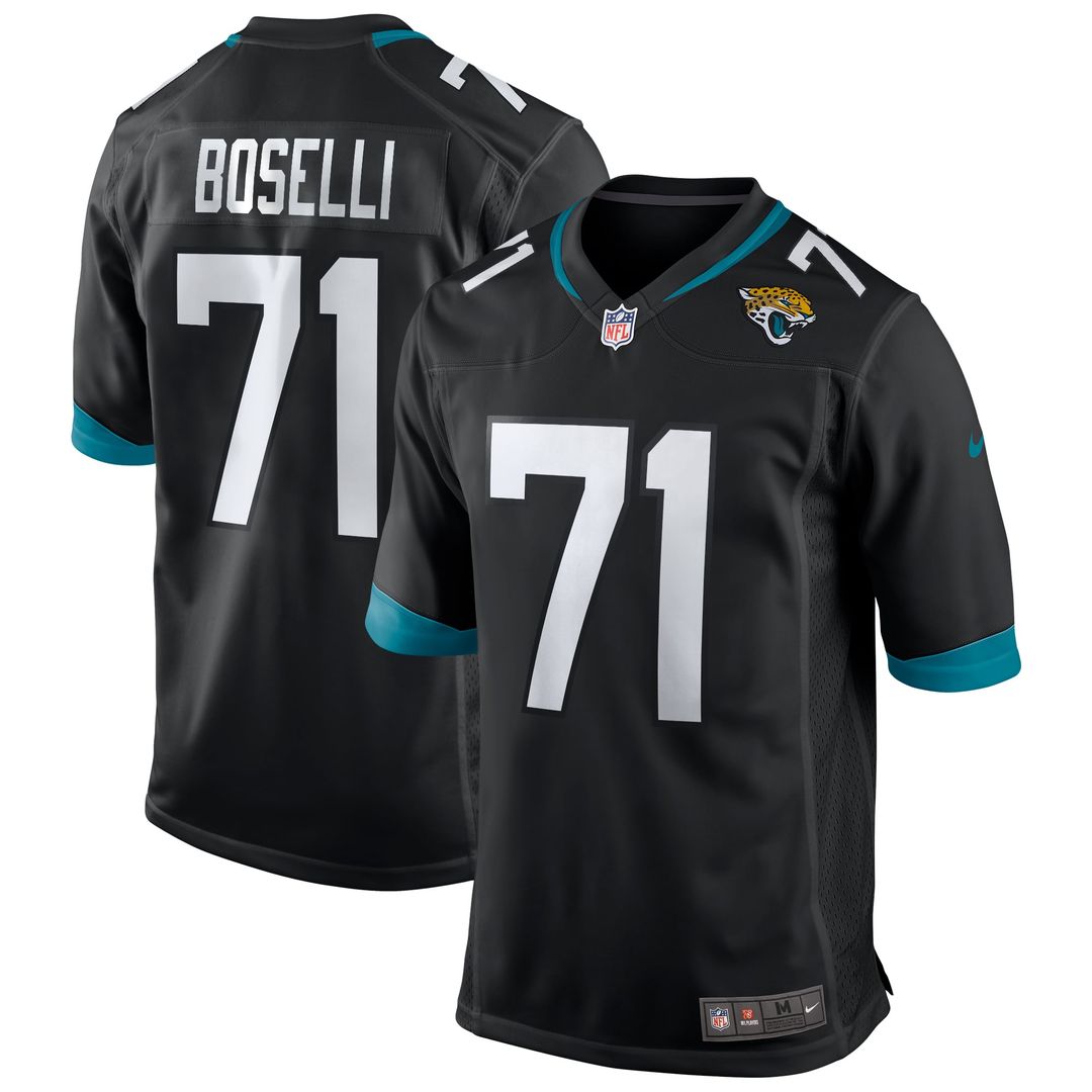 Tony Boselli Jacksonville Jaguars Alternate Game Jersey - Black