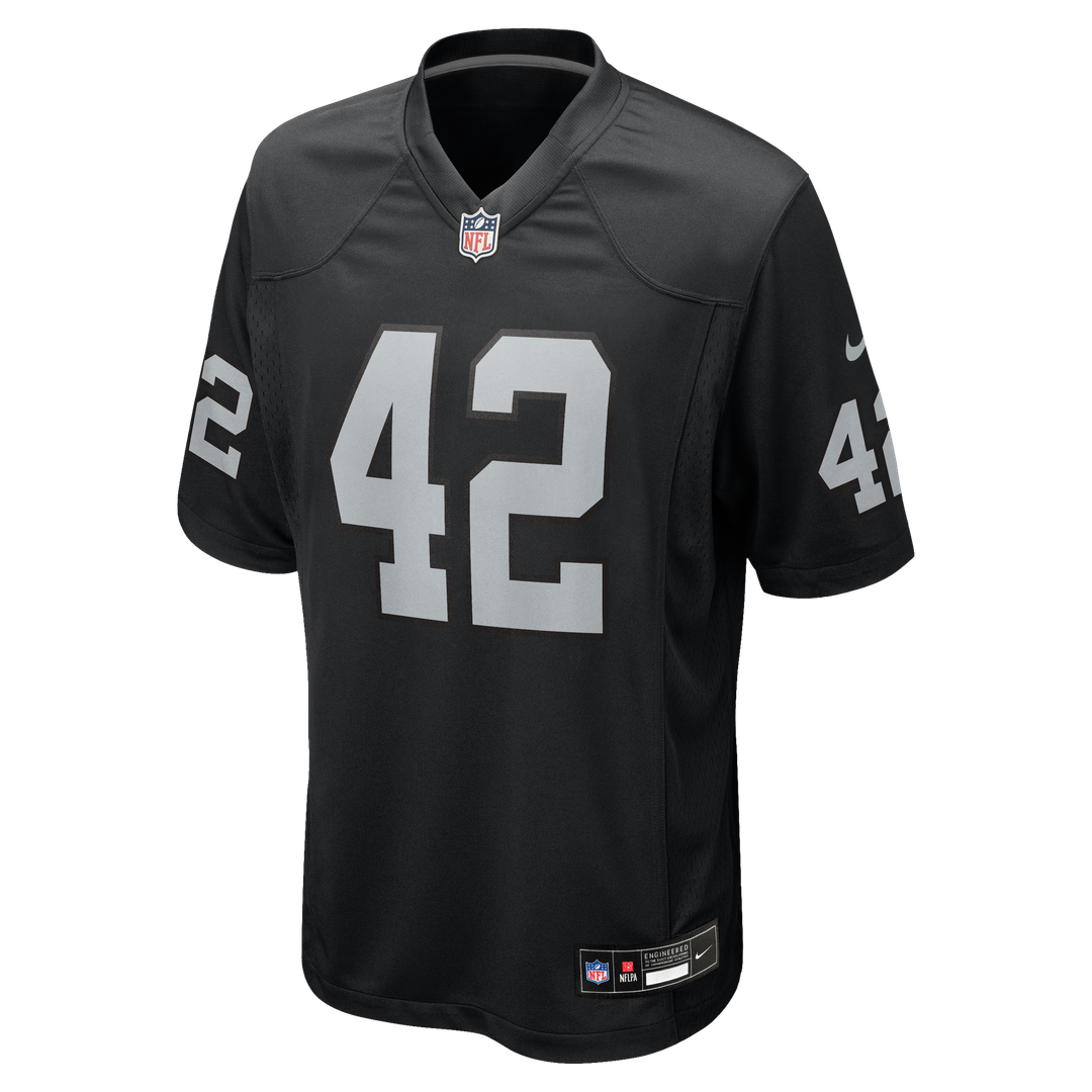 Ronnie Lott Las Vegas Raiders Game Jersey - Black