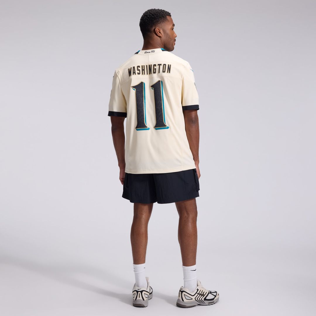 Parker Washington Jacksonville Jaguars 2026 Rivalries Collection Stitched Limited Jersey - Natural