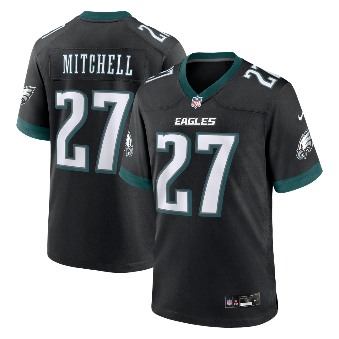 Quinyon Mitchell Philadelphia Eagles Alternate Game Jersey - Black