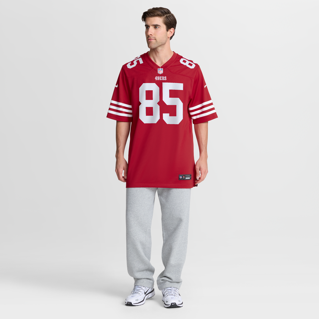 George Kittle San Francisco 49ers Game Jersey - White