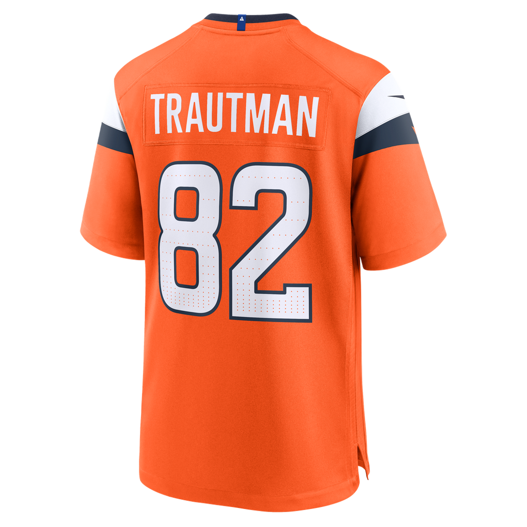 Adam Trautman Denver Broncos Game Jersey - Orange