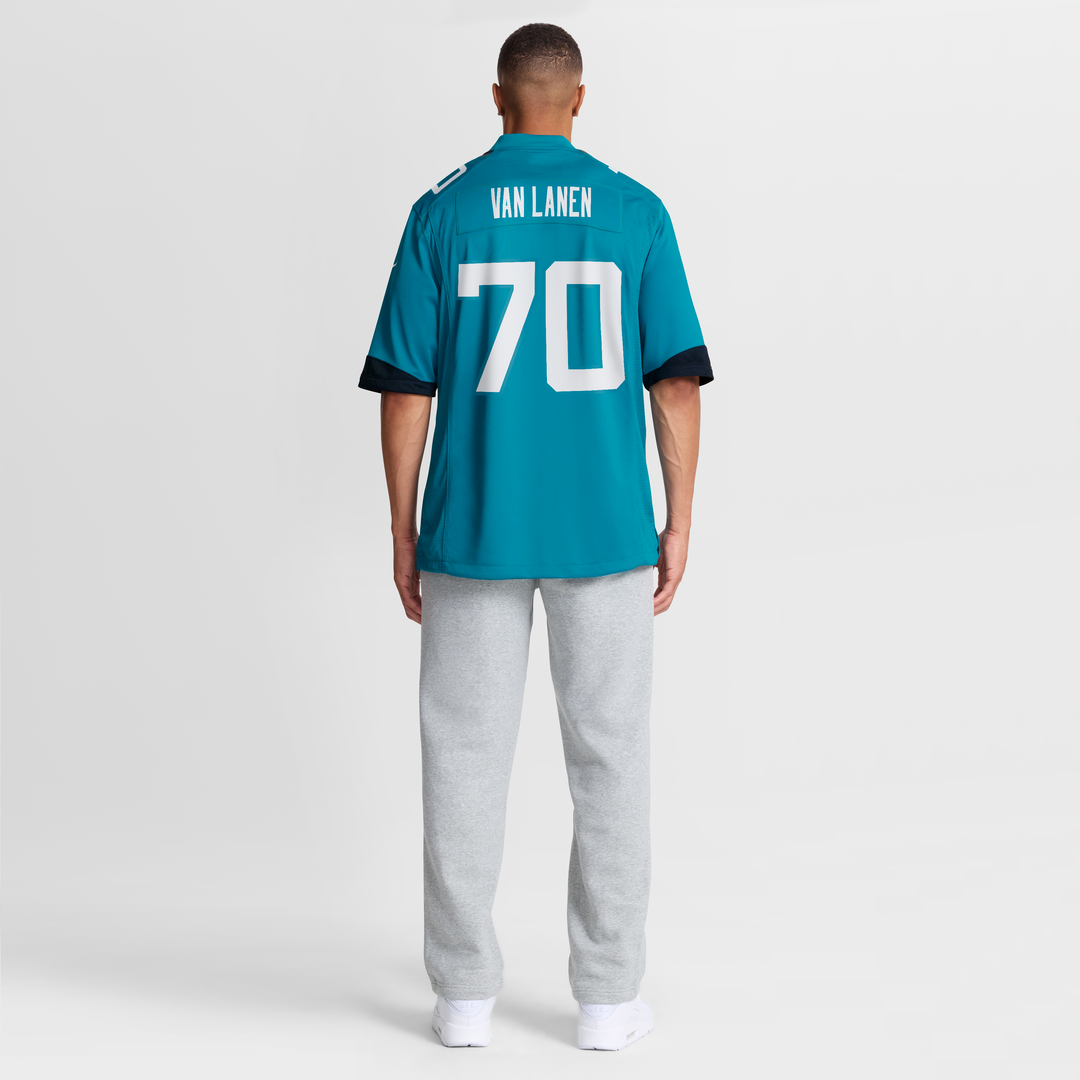 Cole Van Lanen Jacksonville Jaguars Game Jersey - Teal