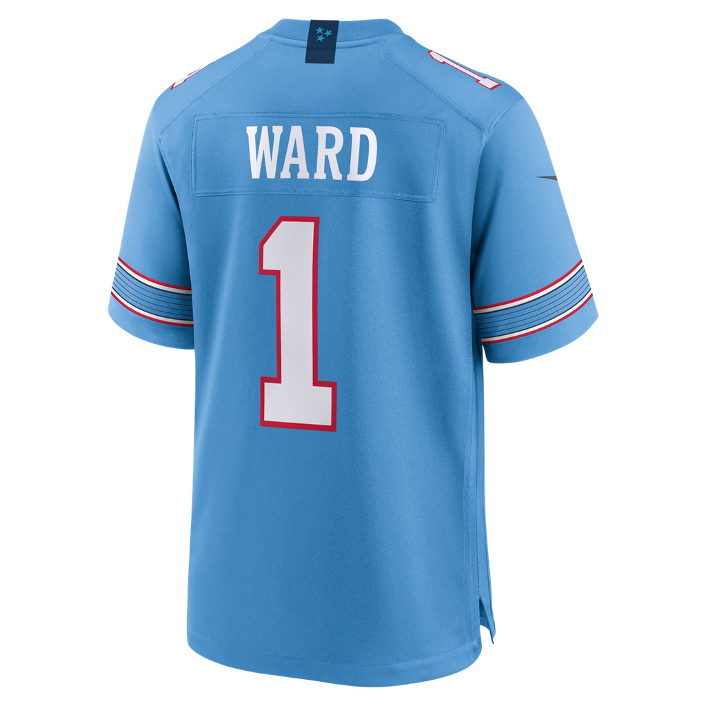 Cameron Ward Tennessee Titans Game Jersey - Light Blue