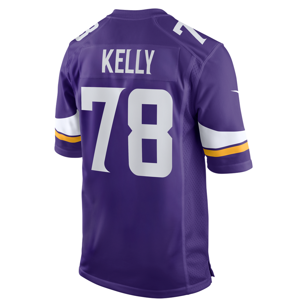 Ryan Kelly Minnesota Vikings Game Jersey - Purple