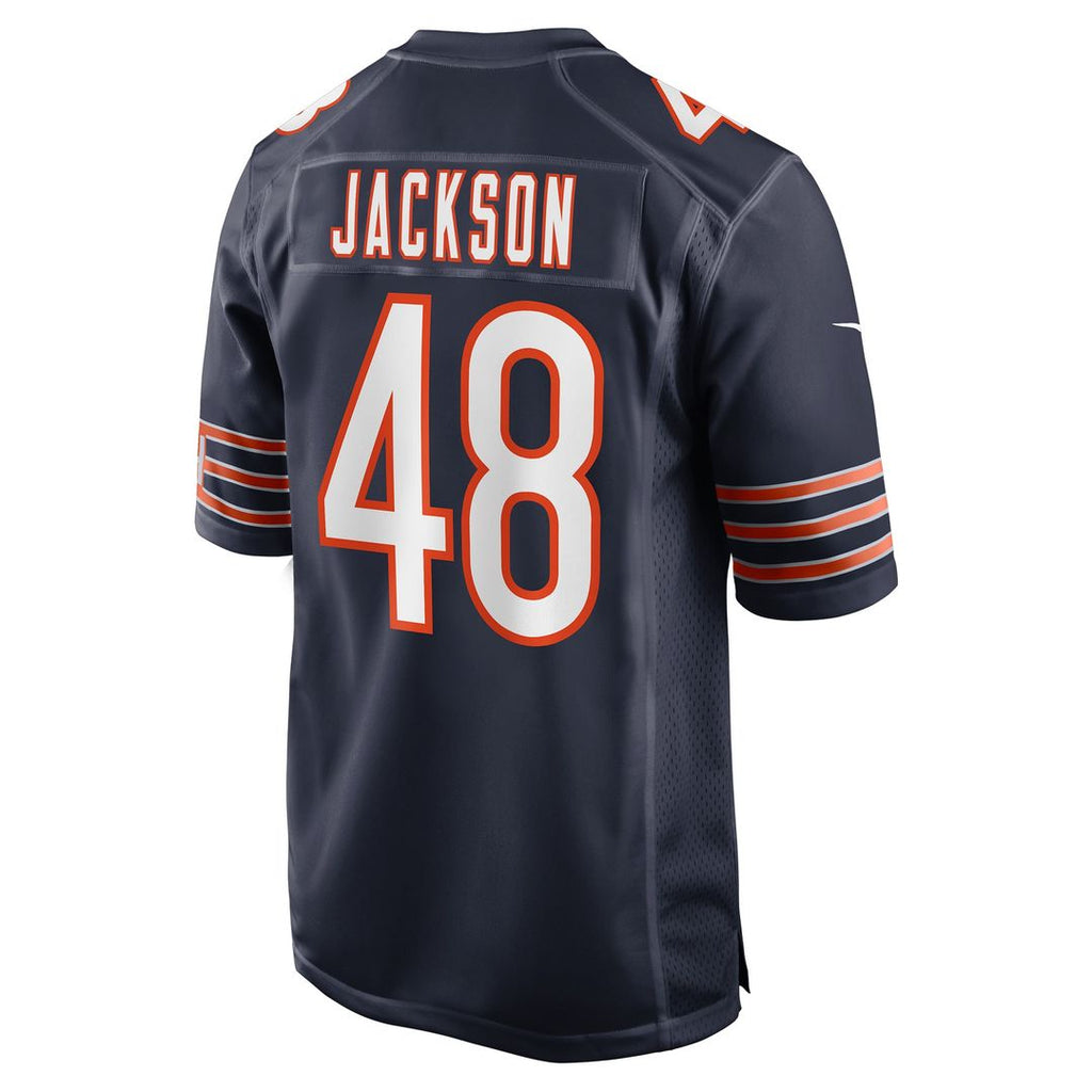 D'Marco Jackson Chicago Bears Game Jersey - Navy