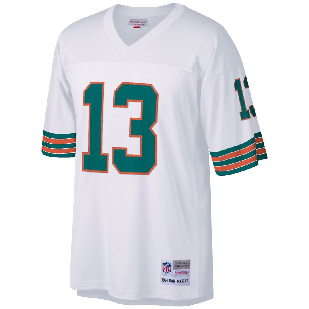 Dan Marino Miami Dolphins Big & Tall 1984 Replica Jersey - Aqua