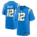 Derius Davis Los Angeles Chargers Game Jersey - Powder Blue