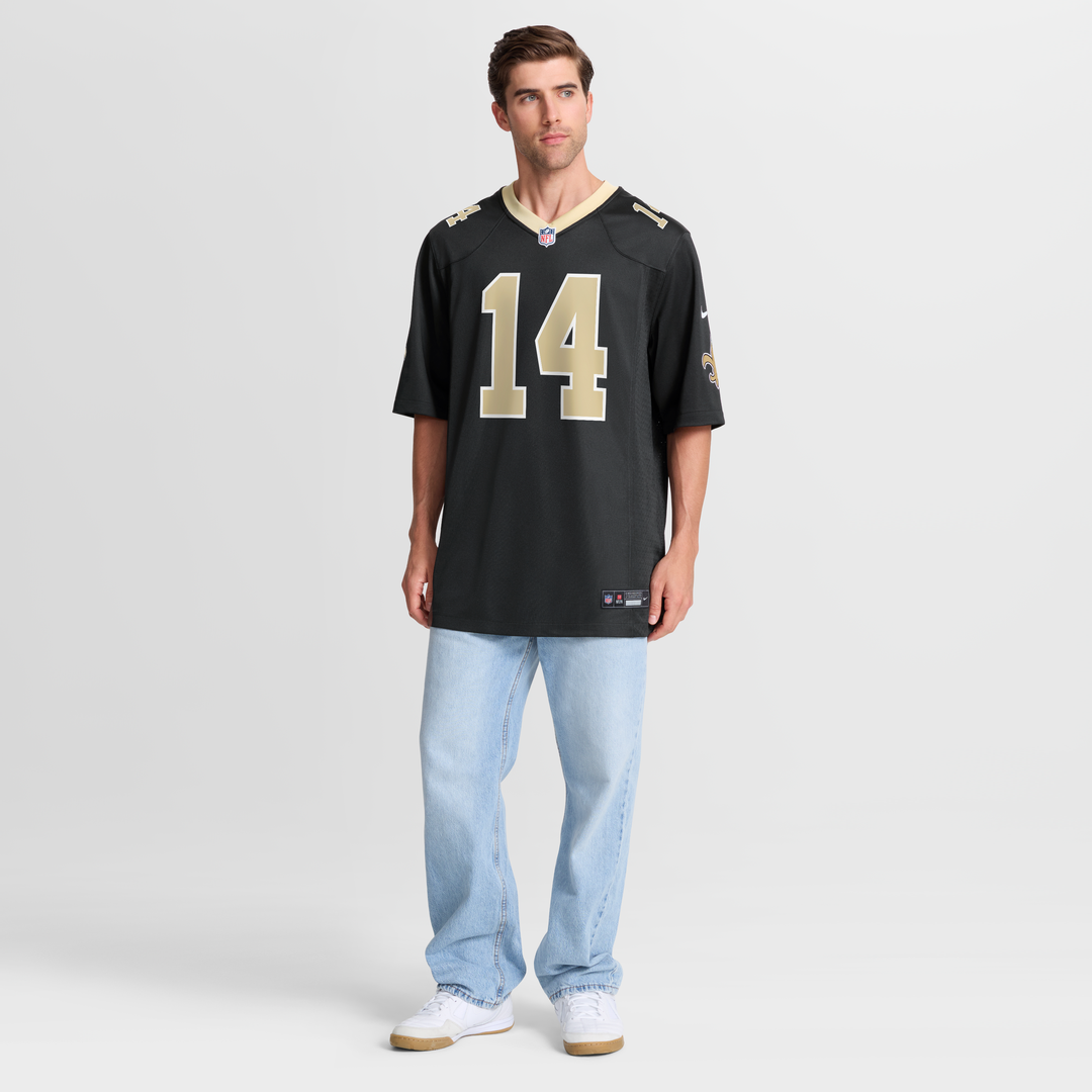 Devaughn Vele New Orleans Saints Game Jersey - Black