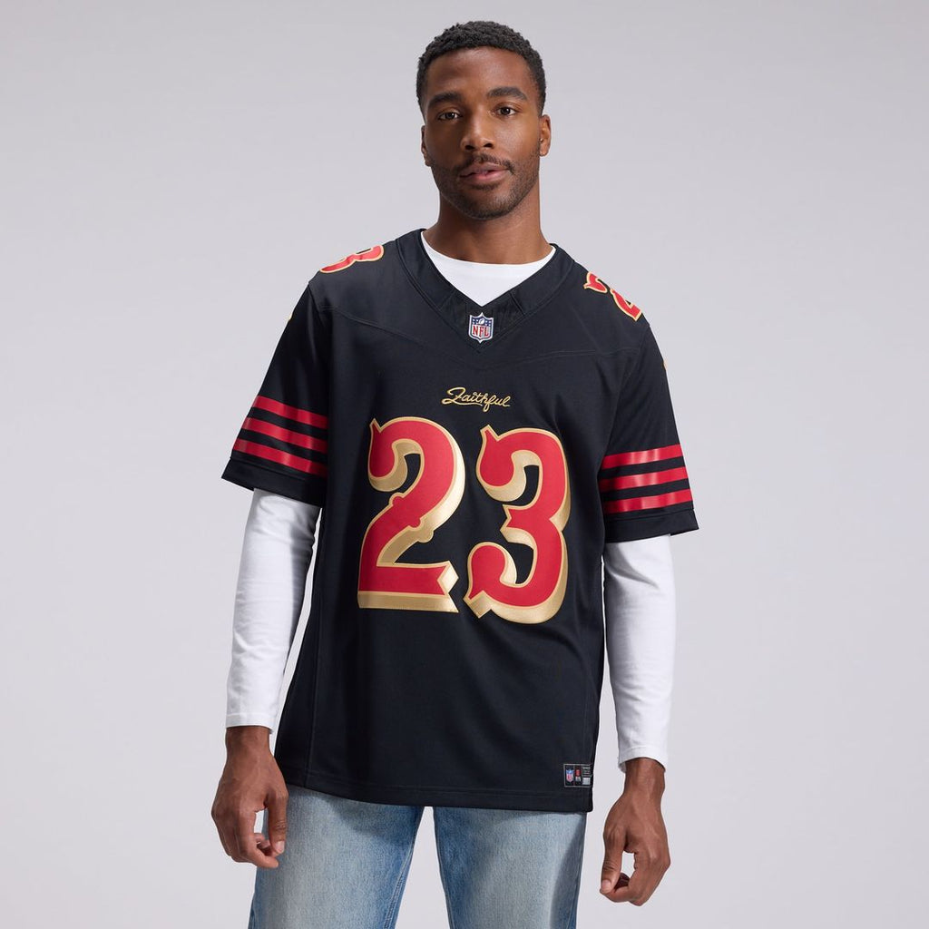 Christian McCaffrey San Francisco 49ers Rivalries Collection Stitched Limited Jersey - Black