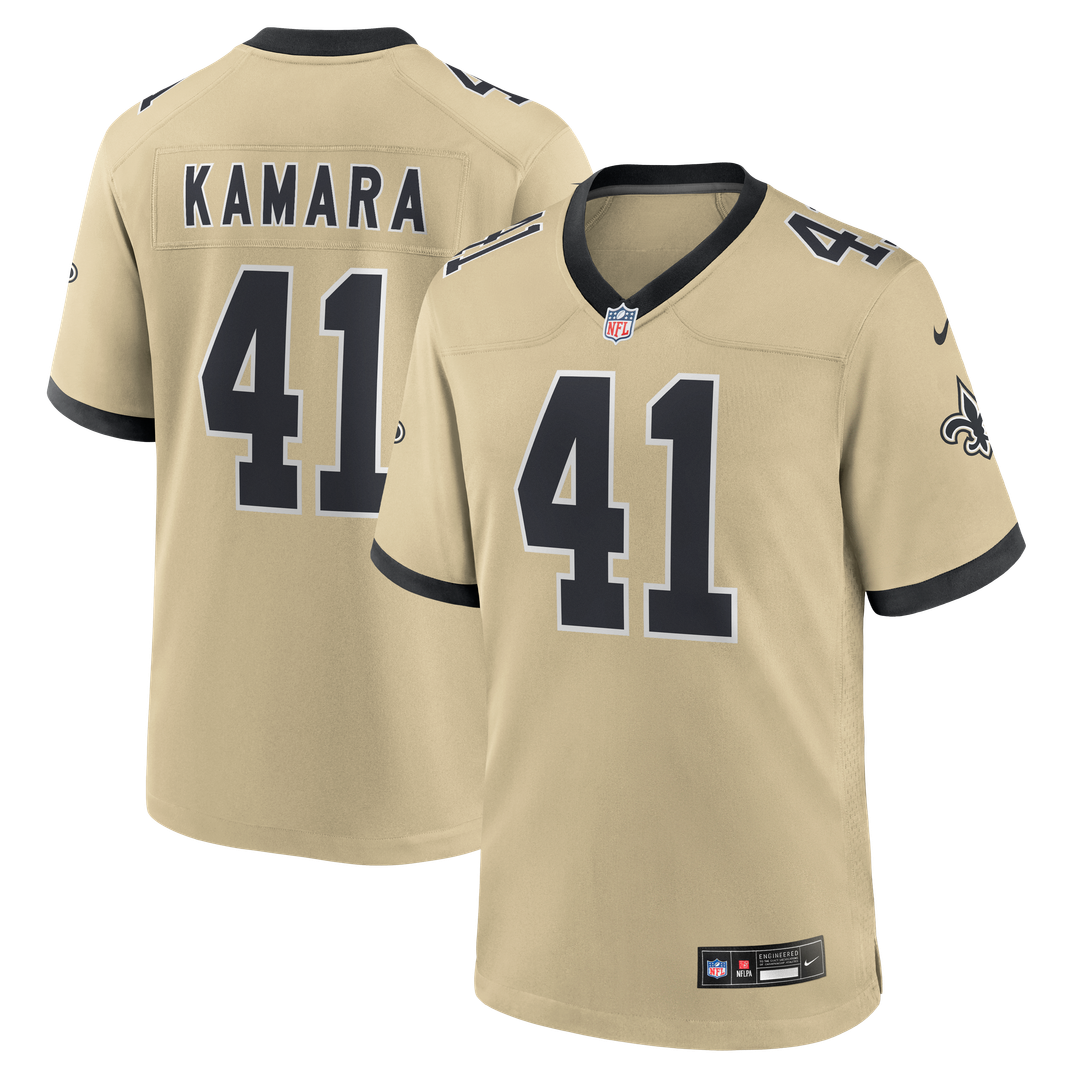 Alvin Kamara New Orleans Saints Game Jersey - Black