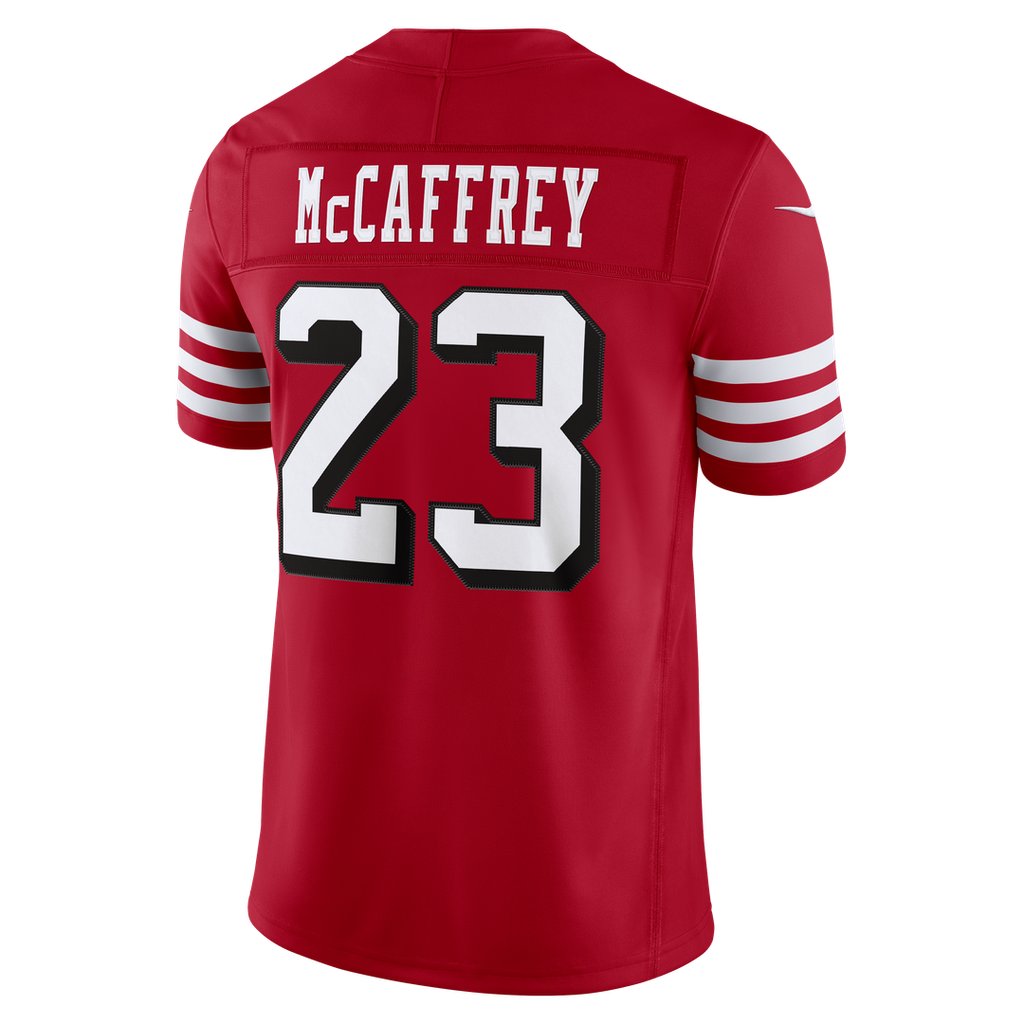 Christian McCaffrey San Francisco 49ers Alternate Vapor F.U.S.E. Stitched Limited Jersey - Scarlet