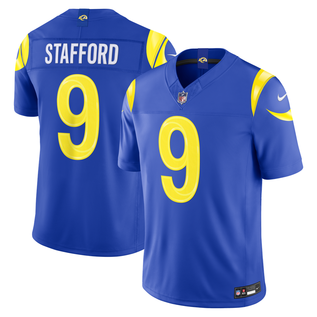 Matthew Stafford Los Angeles Rams Vapor F.U.S.E. Stitched Limited Jersey - Royal Blue