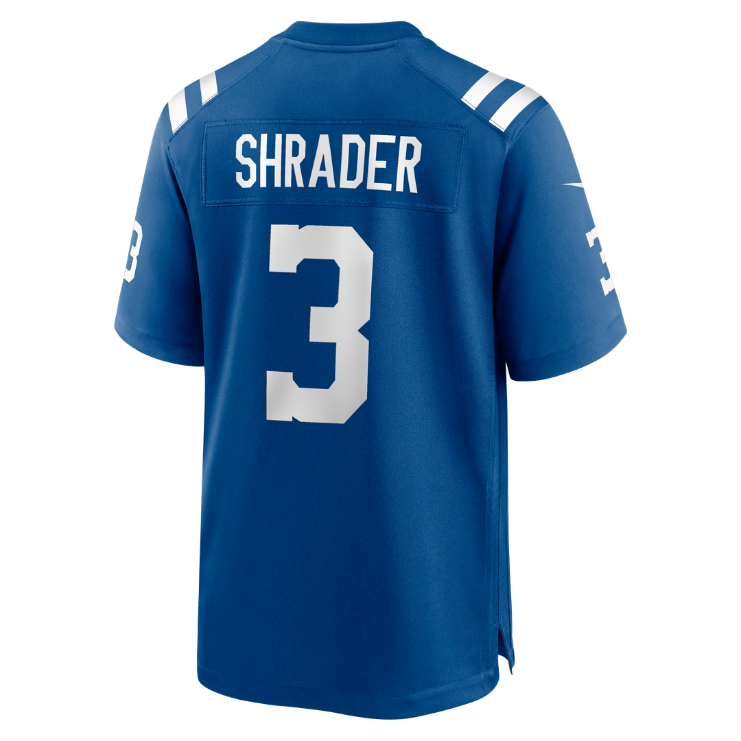 Spencer Shrader Indianapolis Colts Game Jersey - Royal Blue