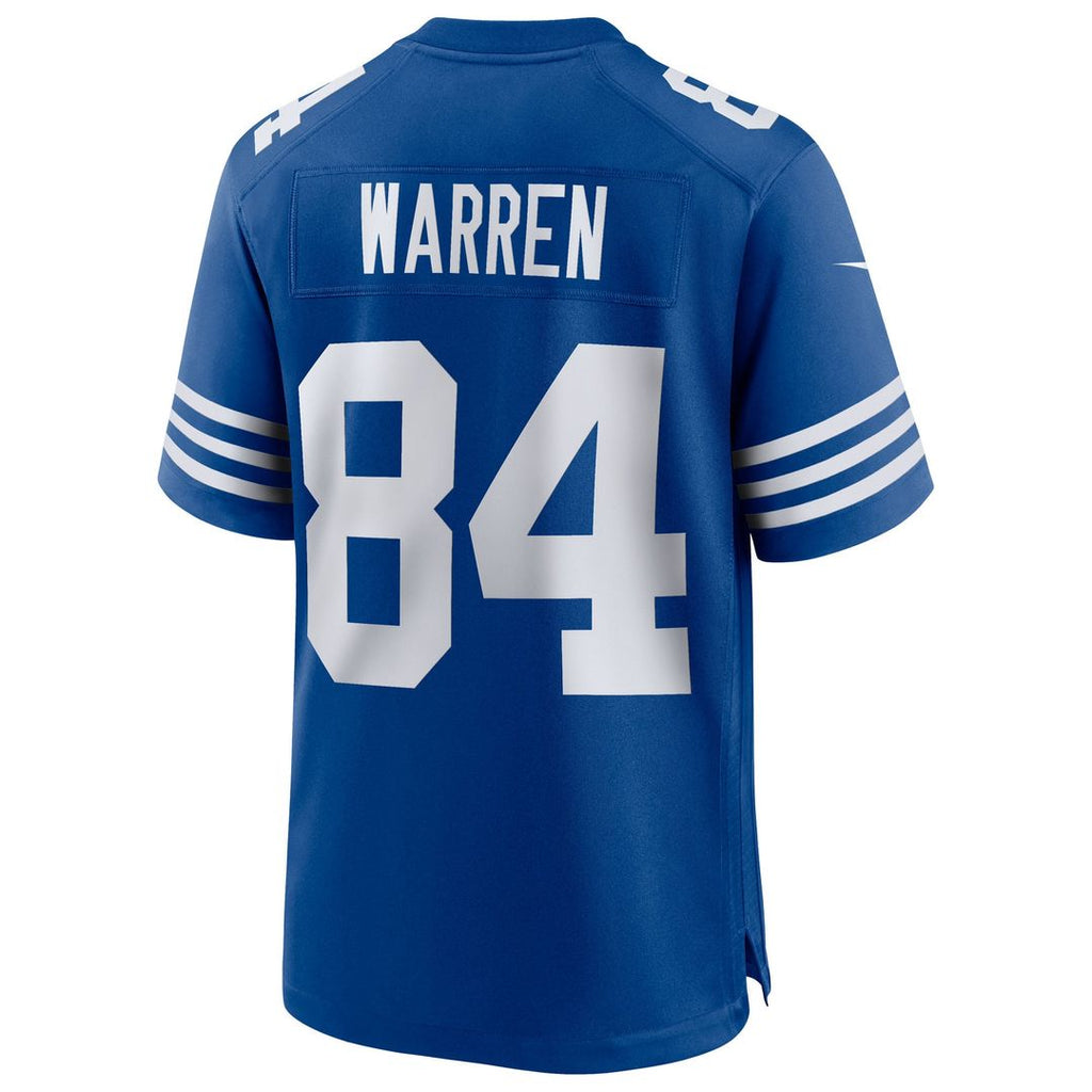 Tyler Warren Indianapolis Colts Alternate Game Jersey - Royal Blue
