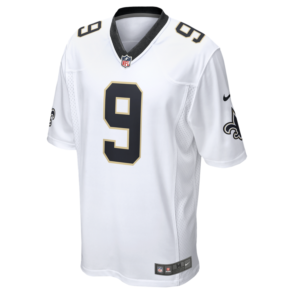 Drew Brees New Orleans Saints Game Jersey - Black