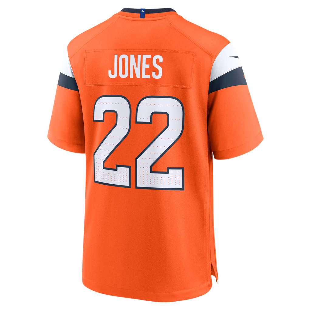 Brandon Jones Denver Broncos Game Jersey - Orange