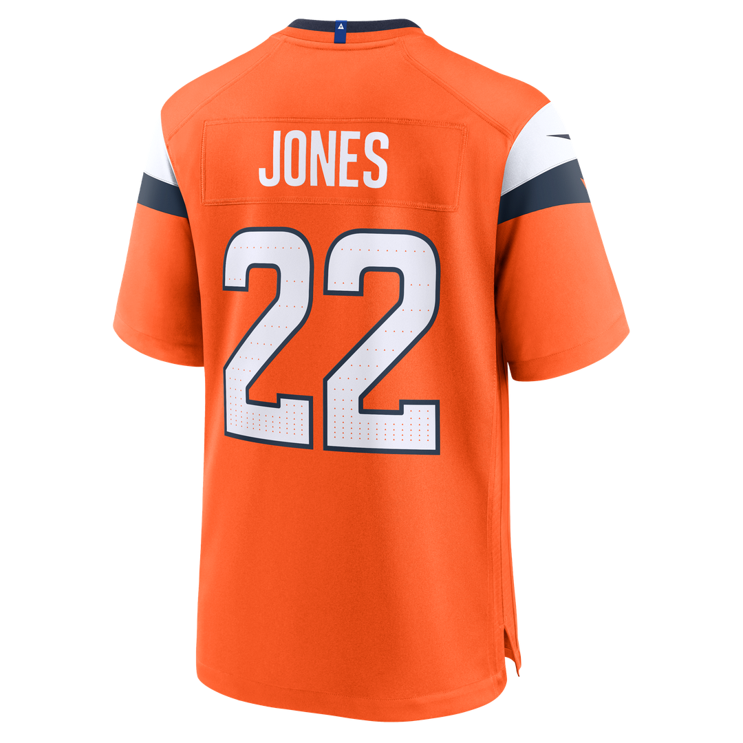 Brandon Jones Denver Broncos Game Jersey - Orange