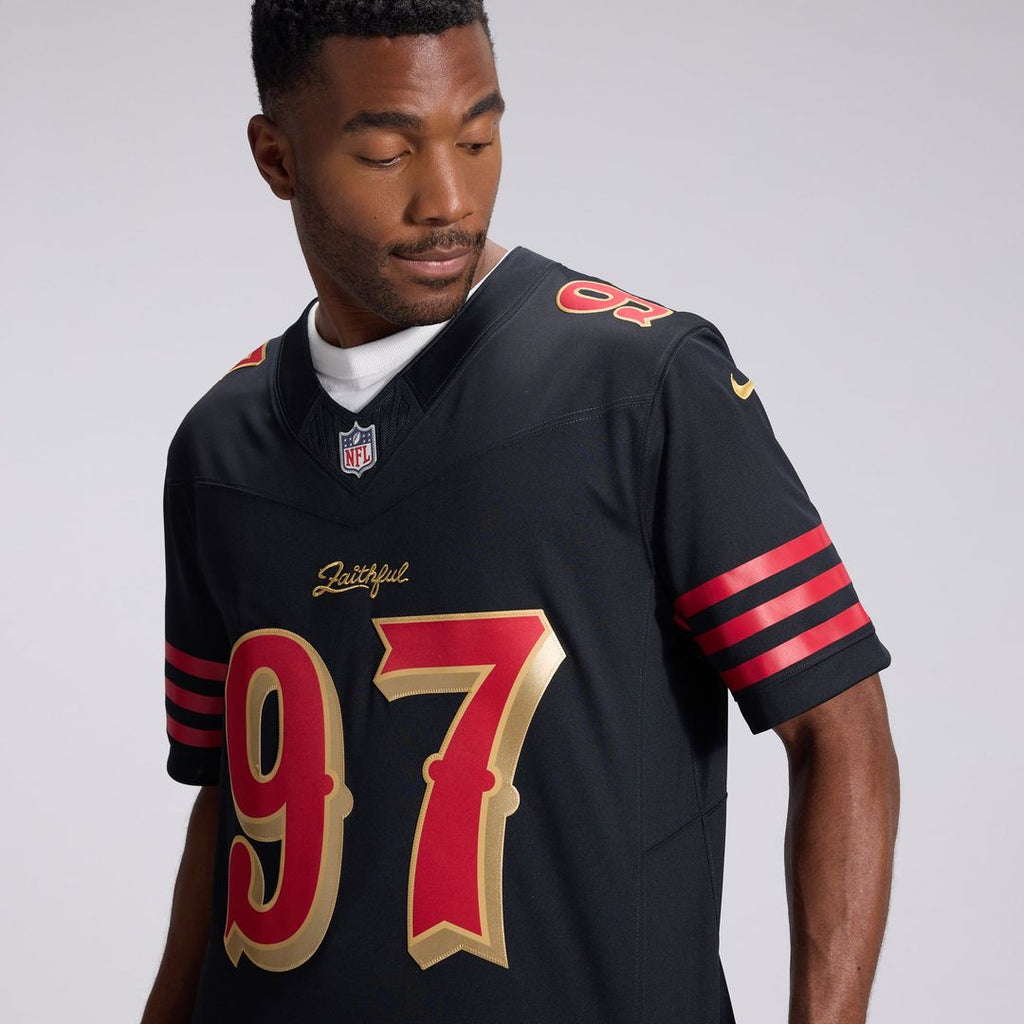 Nick Bosa San Francisco 49ers Rivalries Collection Stitched Limited Jersey - Black