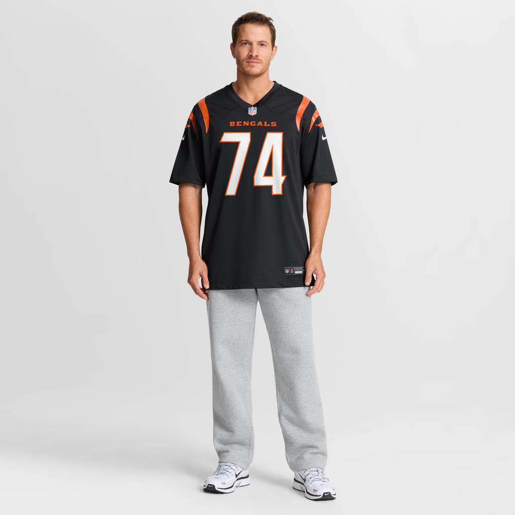 Jalen Rivers Cincinnati Bengals Game Jersey - Black