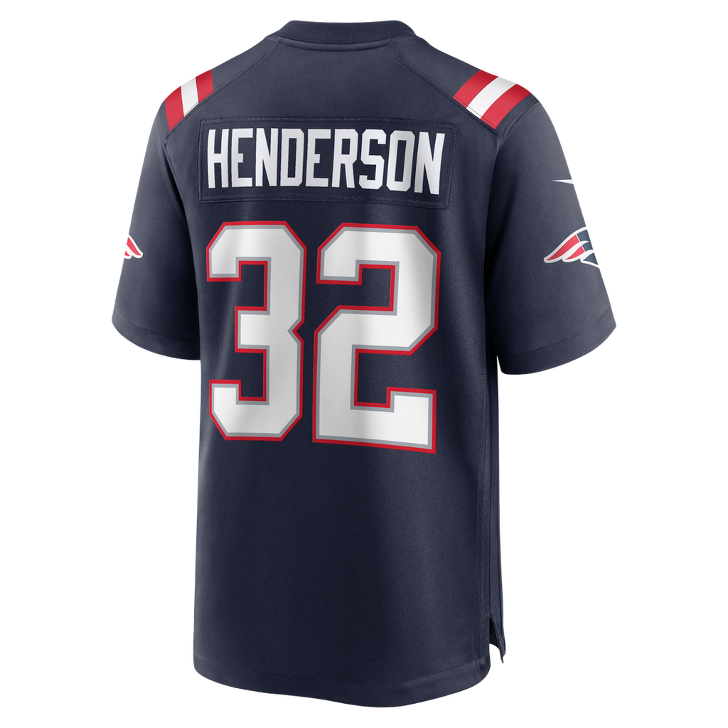 TreVeyon Henderson New England Patriots Alternate Game Jersey - Red