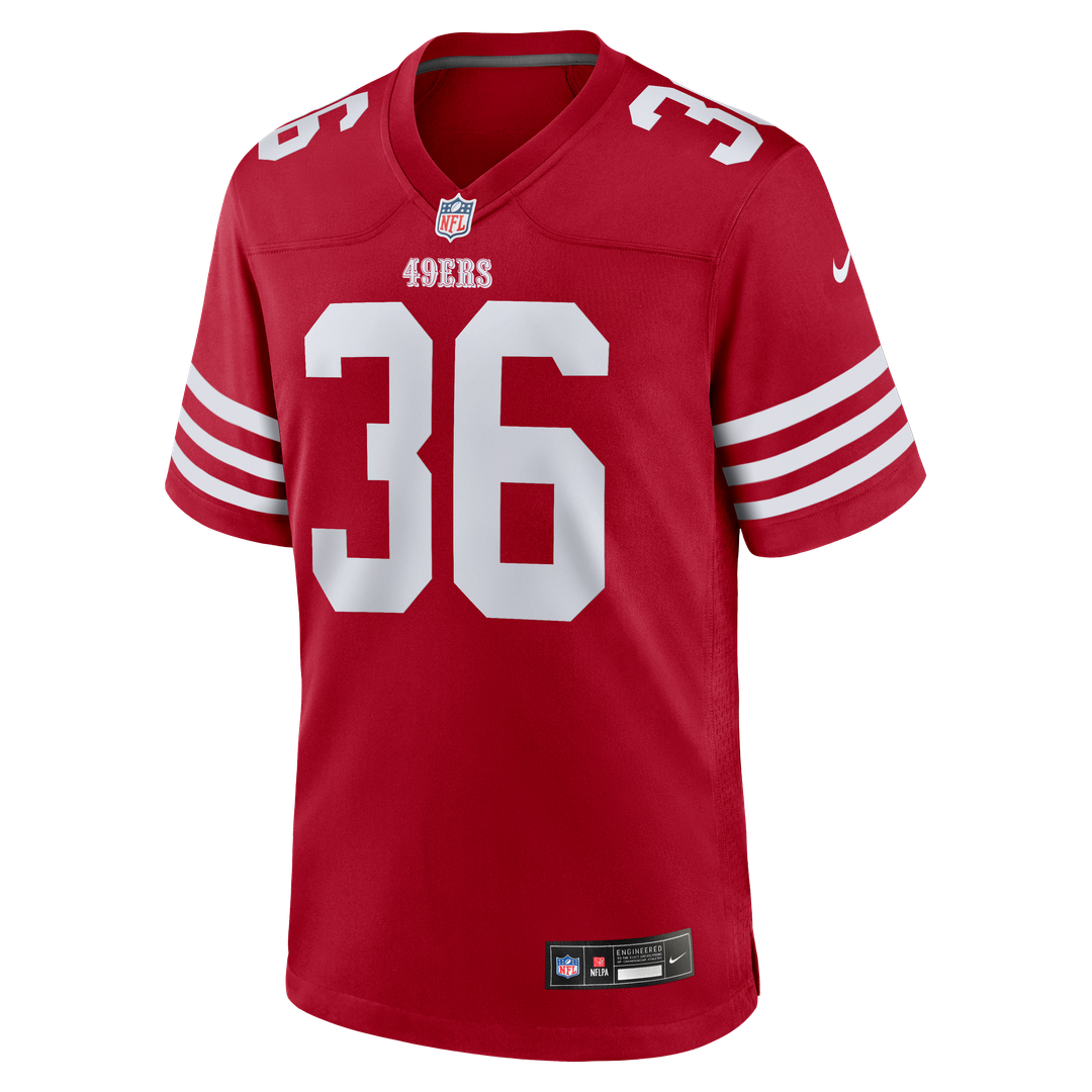 Marques Sigle San Francisco 49ers Game Jersey - Scarlet