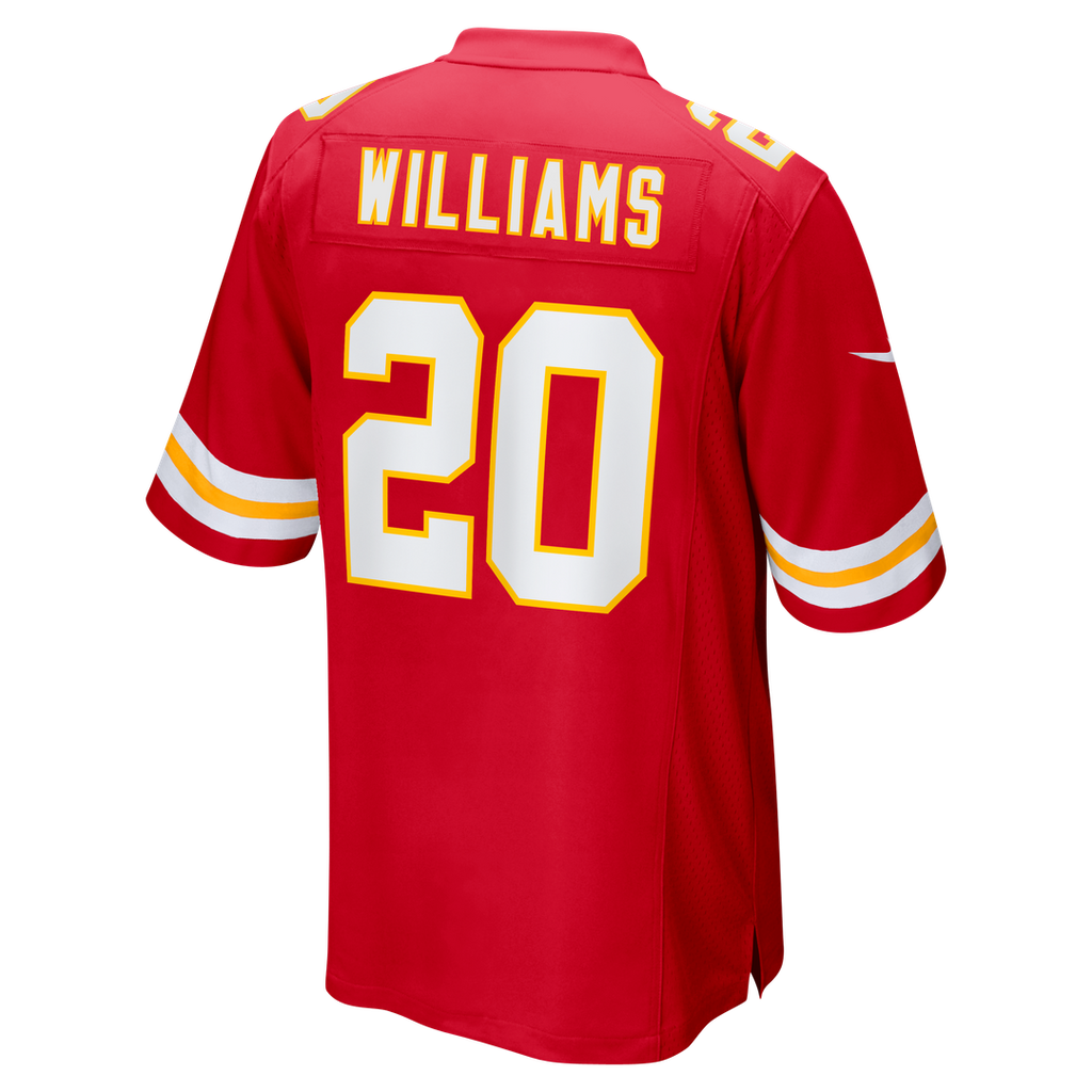 Nohl Williams Kansas City Chiefs Game Jersey - Red