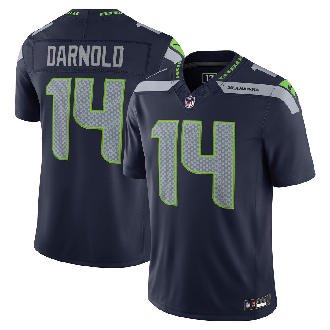 Sam Darnold Seattle Seahawks Alternate Vapor F.U.S.E. Stitched Limited Jersey - Royal Blue