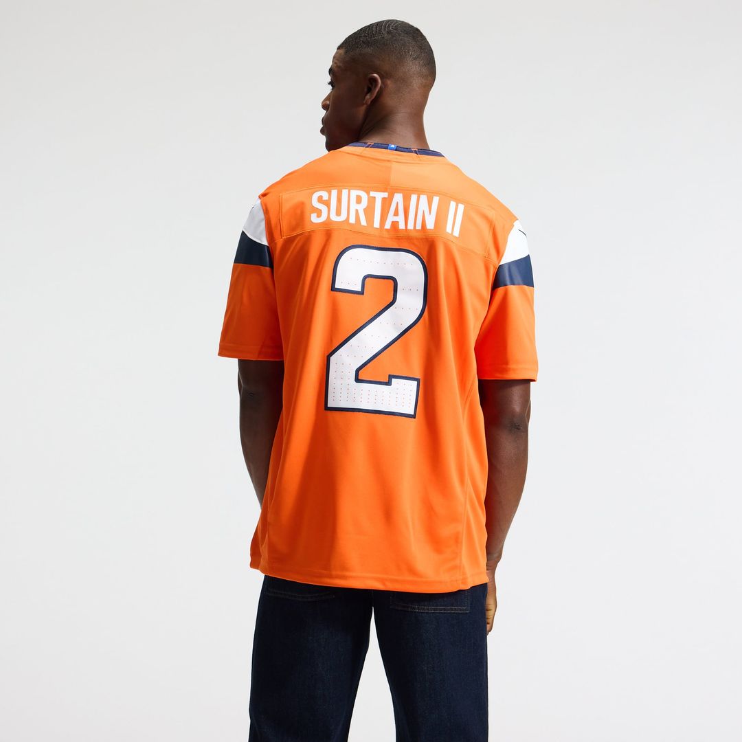 Pat Surtain II Denver Broncos Vapor F.U.S.E. Stitched Limited Jersey - White