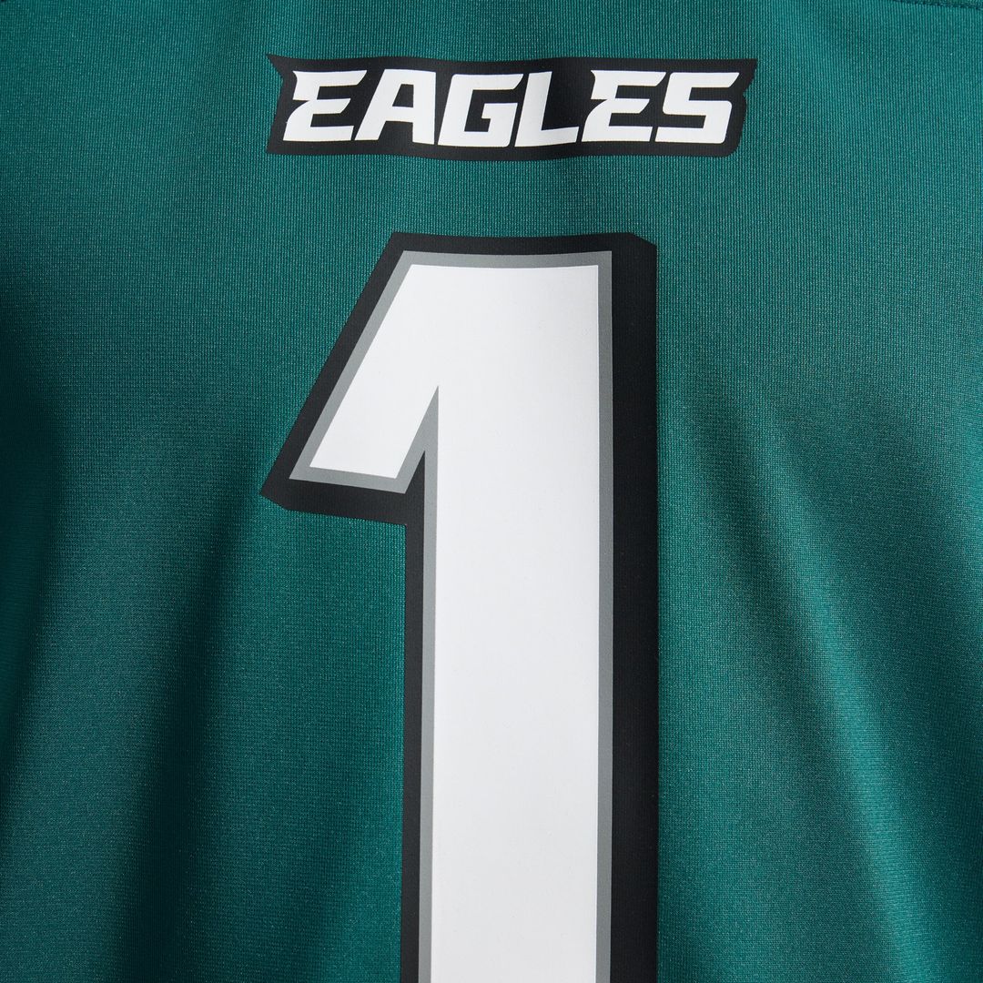 Jalen Hurts Philadelphia Eagles Game Jersey - Midnight Green