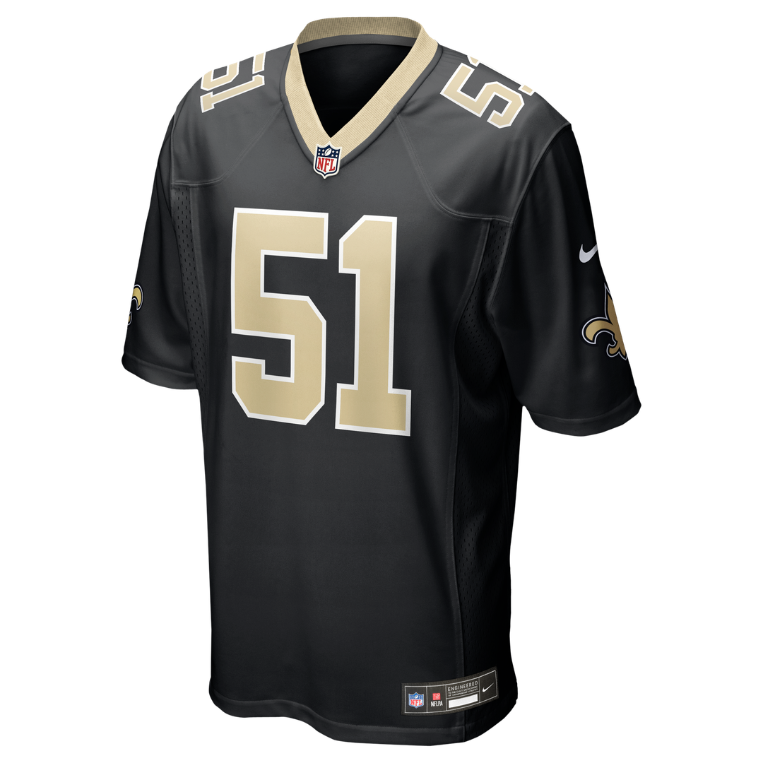 Cesar Ruiz New Orleans Saints Game Jersey - Black