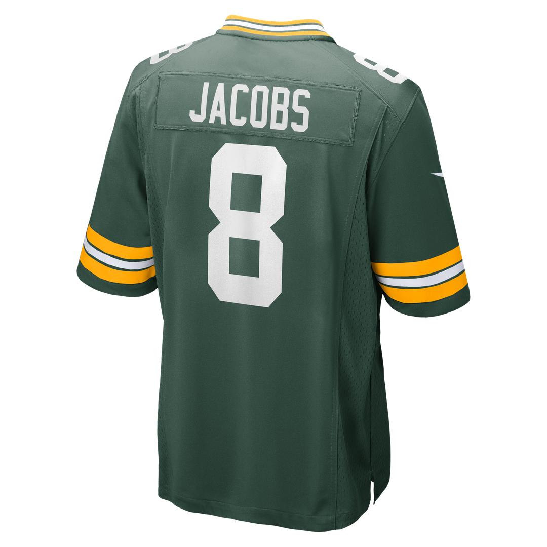 Josh Jacobs Green Bay Packers Game Jersey - Green