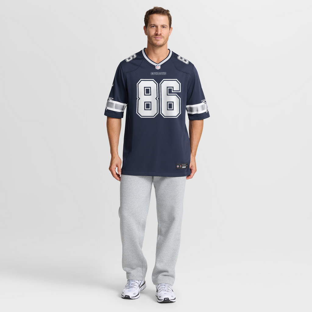 Luke Schoonmaker Dallas Cowboys Game Jersey - Navy