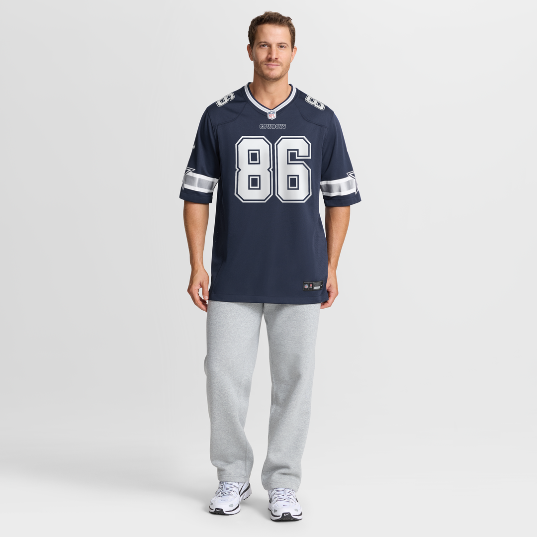 Luke Schoonmaker Dallas Cowboys Game Jersey - Navy