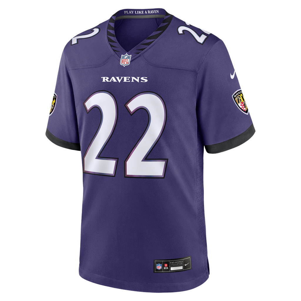 Derrick Henry Baltimore Ravens Game Jersey - Purple