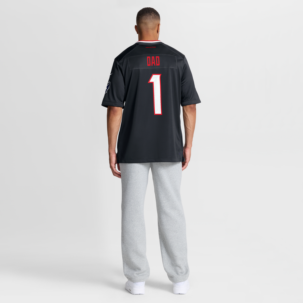 Houston Texans #1 Dad Game Jersey - Navy