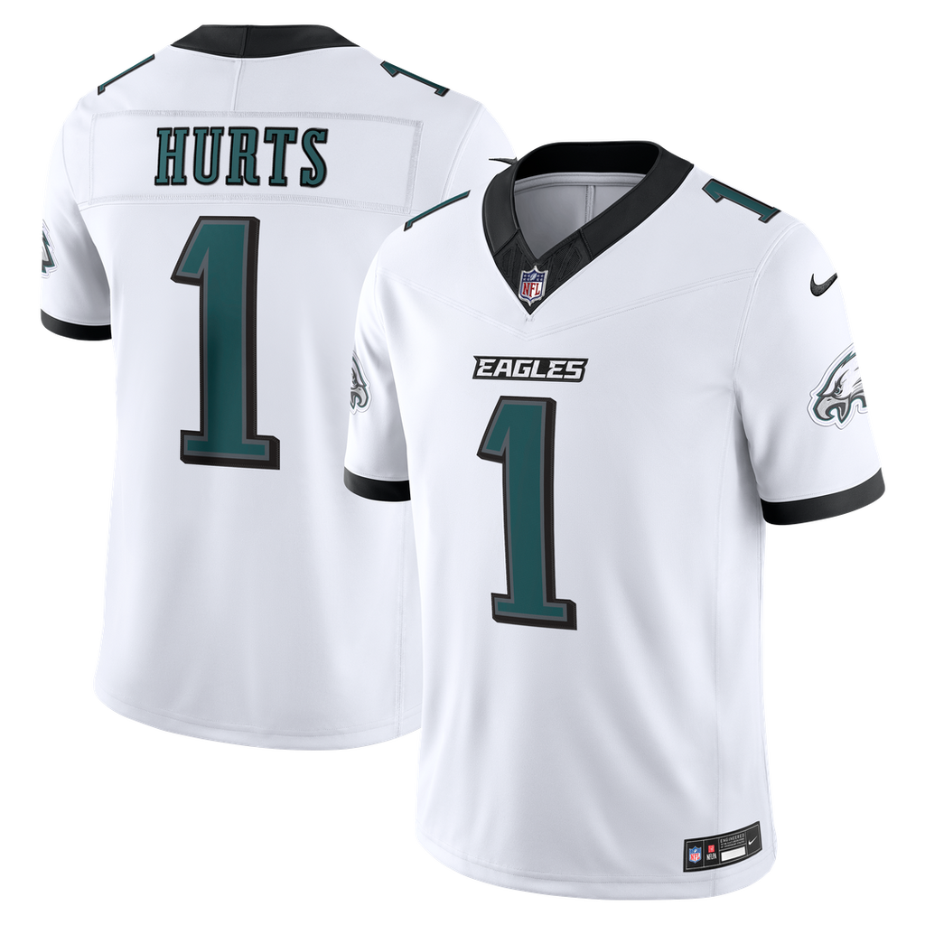 Jalen Hurts Philadelphia Eagles Vapor F.U.S.E. Stitched Limited Jersey - White