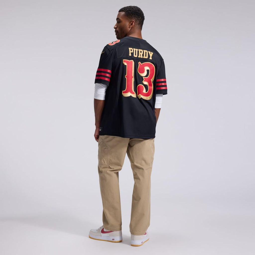 Brock Purdy San Francisco 49ers Rivalries Collection Stitched Limited Jersey - Black