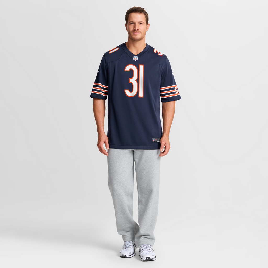 Dillon Thieneman Chicago Bears Game Jersey - Navy