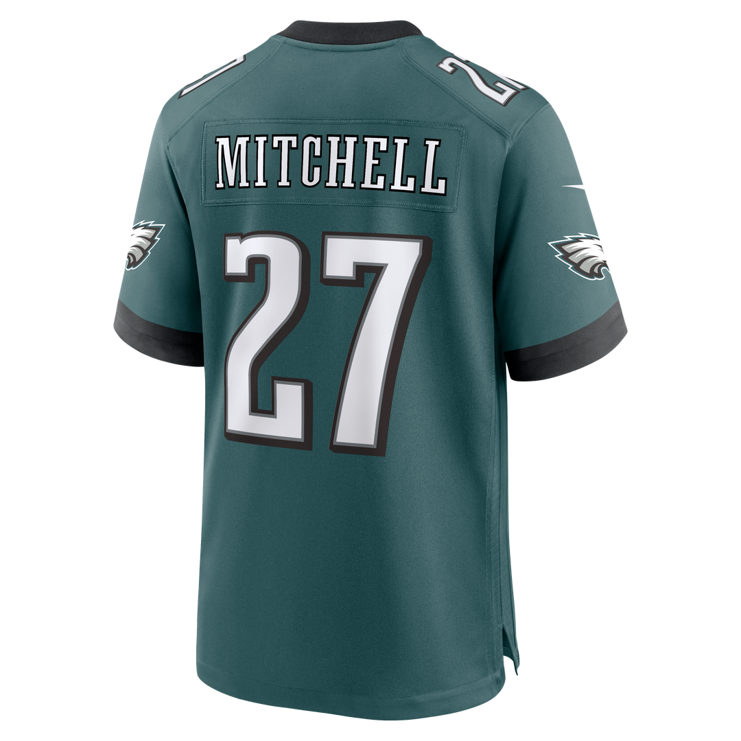 Quinyon Mitchell Philadelphia Eagles Game Jersey - Midnight Green